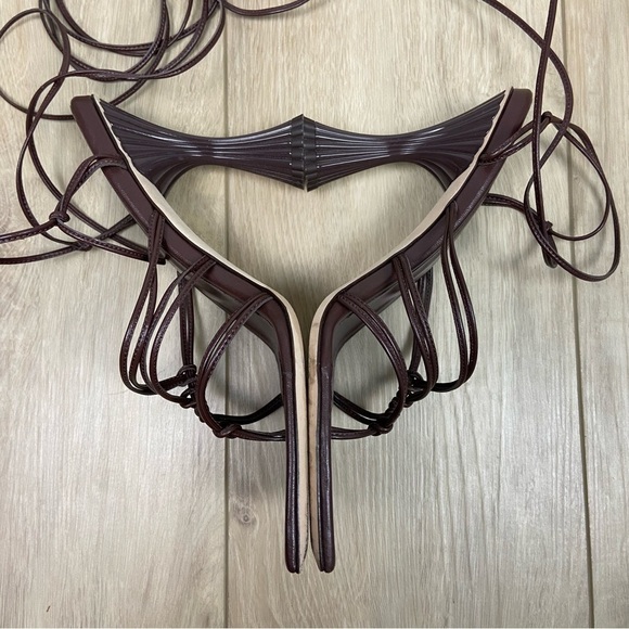 A’mmonde Atelier Kasia Sandal in Dark Oak - Picture 6 of 11